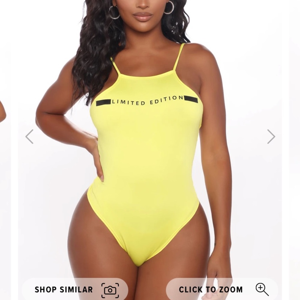 Neon Yellow bodysuit